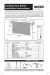 cordless sun shade installation instructions