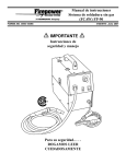 Manual de instrucciones Sistema de soldadura sin gas