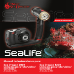 Manual de instrucciones para: Sea Dragon 1200