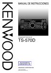 Kenwood TS-570D user manual Spanish