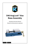 D40 AngLock® Vise Base Assembly