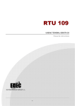 UNIDAD TERMINAL REMOTA 09 Manual de instrucciones