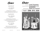 User Manual Food Processor Alimentos