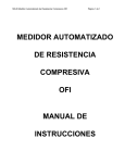 medidor automatizado de resistencia compresiva ofi