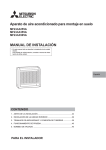 Manual de instalación Mitsubishi Electric MFZ-KA