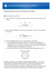 Sintonización de una emisora de radio