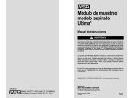 Modulo de muestreo modelo aspirado Ultima