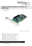Tarjeta Controladora Combo PCI SATA IDE