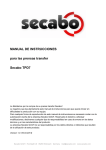 MANUAL DE INSTRUCCIONES para las prensas transfer Secabo