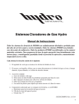 SistemasCloradores de Gas Hydro Manual de Instrucciones