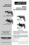 Manual de Instrucciones Taladro Eléctrico Portátil con Aislamiento