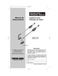 Lijadora para Paredes en Seco Manual de Instrucciones