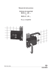 Manual de instrucciones Sistemas de seguridad MGB-L0-...AR.
