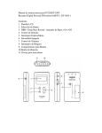 Manual de instrucciones para DT120/DT-180V Receptor