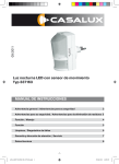 Luz nocturna LED con sensor de movimiento Typ 337163 MANUAL