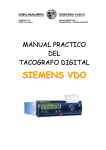 Manual del tacógrafo Siemens