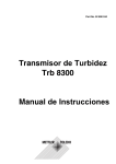 Transmisor de Turbidez Trb 8300 Manual de Instrucciones