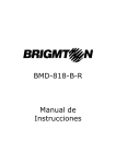BMD-818-B-R Manual de Instrucciones