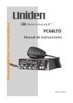 Manual Uniden PC68LTD (ESP)
