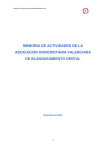 MEMORIA DE ACTIVIDADES DE LA ASOCIACIÓN