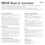 MAN368 Manual de instrucciones