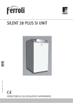 Manual Instruciones SILENT 28 plus SI UNIT Enero 2013