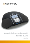 Manual de instrucciones del Konftel 300W