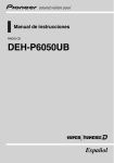 DEH-P6050UB (Español) Descargar