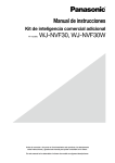 Manual de instrucciones Nº modelo WJ-NVF30, WJ