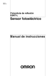 Manual de instrucciones Sensor fotoeléctrico