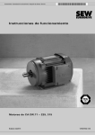 Motores CA DR.71-225, 315 / Manual de instrucciones / 2011-03