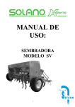 Sembradora SV (manual)