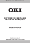 OKI V19B-PHDUV Manual - Recambios, accesorios y repuestos