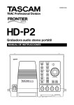 Grabadora audio stereo portátil