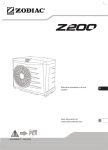 Z200 Zodiac Instrucciones