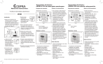 Manual de instrucciones Familia de termostatos electrónicos