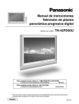 Manual de instrucciones Televisión de plasma