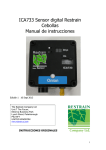 ICA733 Sensor digital Restrain Cebollas Manual de instrucciones