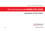 Manual de instrucciones PROLITE-30B (identificador de