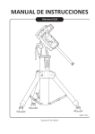 parte i: montaje de la montura eq-8