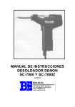 SC-7000Z manual de instrucciones