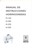 MANUAL DE INSTRUCCIONES HORMIGONERAS