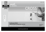 ProfiScale CROSS Nivel de láser horizontal / vertical - Burg