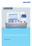 Manual de instrucciones – BioSpectrometer fluorescence