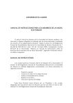 Manual de Instrucciones para los Miembros de las Mesas Electorales