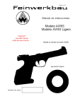 Pistola FWB AW93 Manual de instrucciones