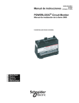 POWERLOGIC Circuit Monitor Manual de instrucciones
