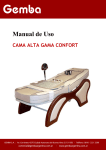 Manual de Cama Alta Gama Confort