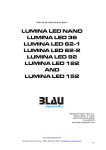 Instrucciones LUMINA LED - Blau