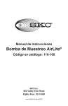 Manual de Instrucciones Bomba de Muestreo AirLite